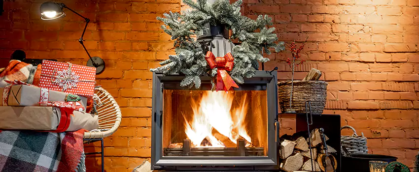 Travis Industries Linear Gas Fireplace Installation in Fairfax, Virginia
