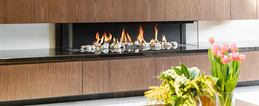 Double-height Fireplace Design Refurbishment in Fairfax, Virginia