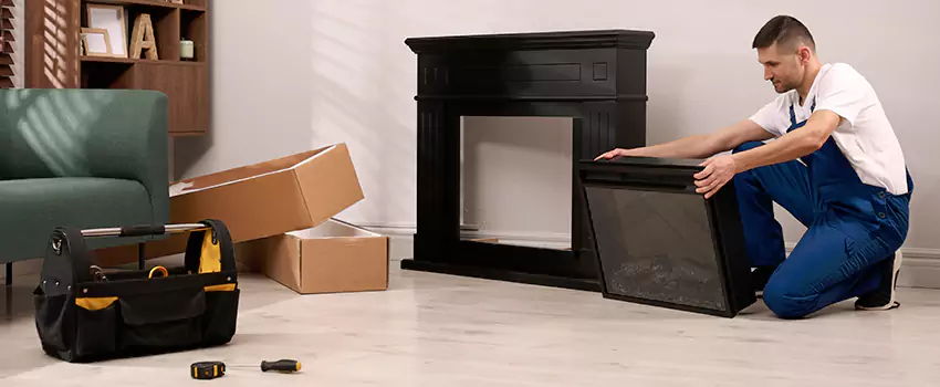 Old Rusted Metal Fireplace Repair And Replacement in Fairfax, VA
